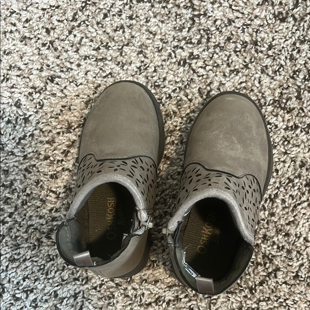 OshKosh B'gosh Kids Grey Ankle Boots